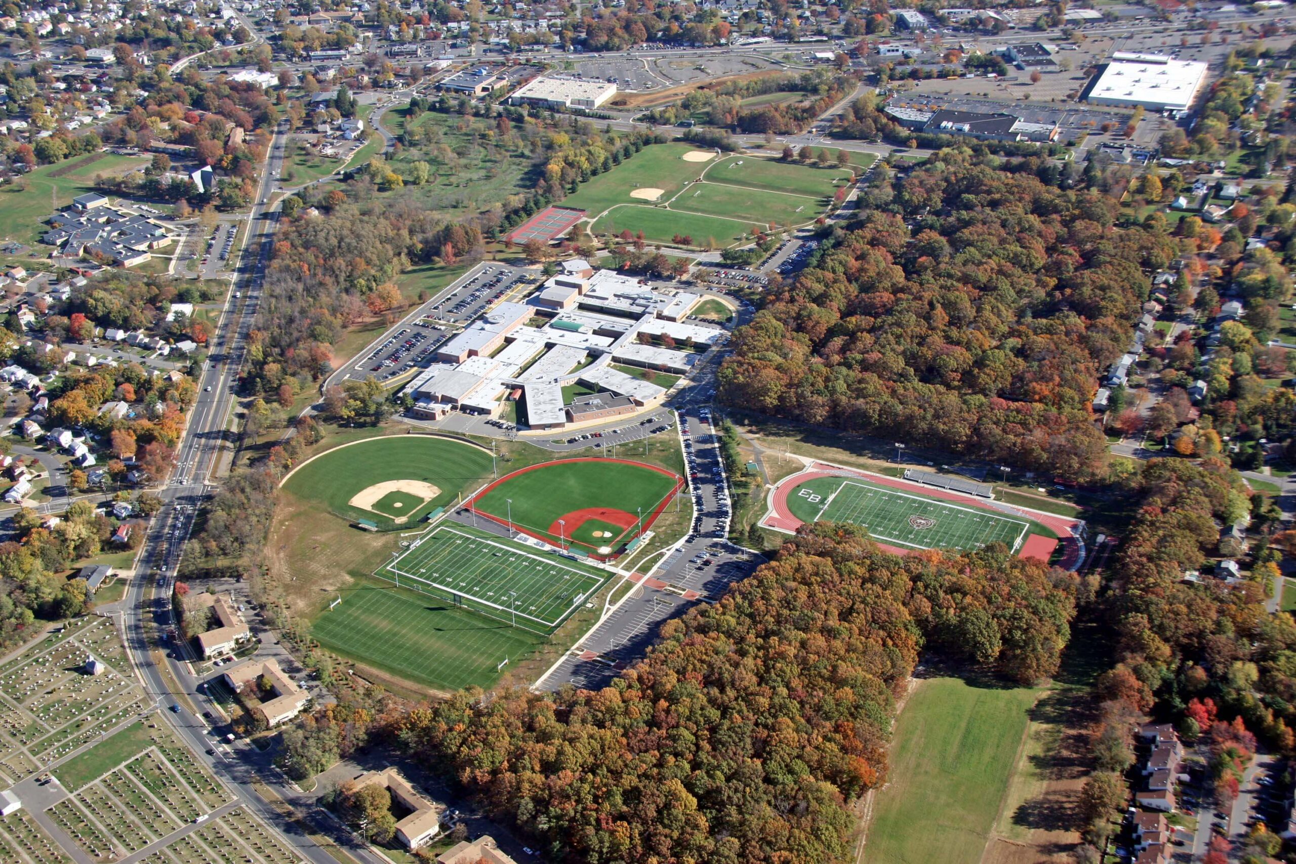 East Brunswick High School Northwest Quadrant Fields